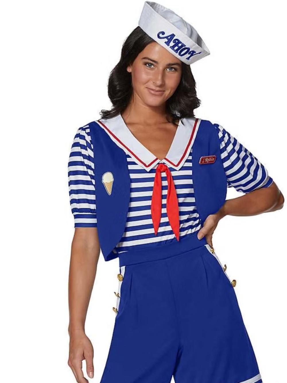 Stranger Things Scoops Ahoy Uniform Robin Adult Small